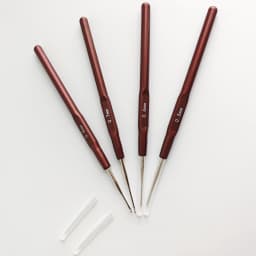 Knitting Hook Needle Dreadlock Hair Tools Metal Plastic Crochet Hooks 0.5Mm 0.6Mm 0.7Mm 0.8Mm Hair Weaving Micro Hook DIY
