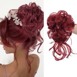 Women Fluffy Synthetic Hair Bun Wig Ring Lazy Ball Hair Scrunchie Fashion Festival Hair Headdress