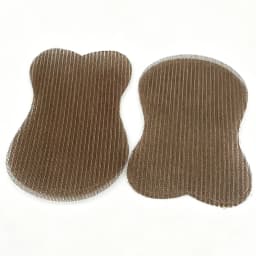 1/3pcs Brown Invisible Hair Grippers, Self-Adhesive No-Slip Nylon Hair Bands, Magic Hair Stickers for Forehead