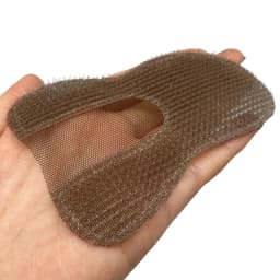 1/3pcs Brown Invisible Hair Grippers, Self-Adhesive No-Slip Nylon Hair Bands, Magic Hair Stickers for Forehead