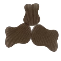 1/3pcs Brown Invisible Hair Grippers, Self-Adhesive No-Slip Nylon Hair Bands, Magic Hair Stickers for Forehead