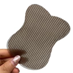 1/3pcs Brown Invisible Hair Grippers, Self-Adhesive No-Slip Nylon Hair Bands, Magic Hair Stickers for Forehead