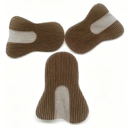 1/3pcs Brown Invisible Hair Grippers, Self-Adhesive No-Slip Nylon Hair Bands, Magic Hair Stickers for Forehead