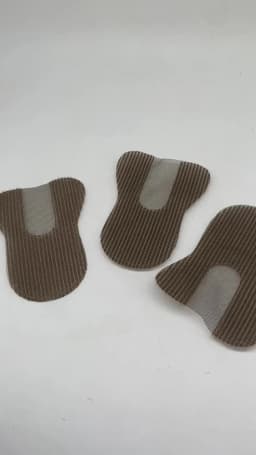 1/3pcs Brown Invisible Hair Grippers, Self-Adhesive No-Slip Nylon Hair Bands, Magic Hair Stickers for Forehead