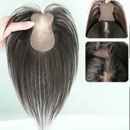 1/3pcs Brown Invisible Hair Grippers, Self-Adhesive No-Slip Nylon Hair Bands, Magic Hair Stickers for Forehead