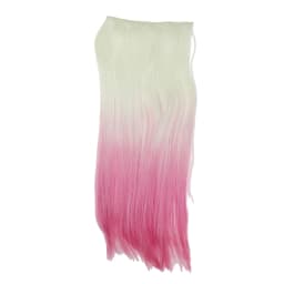 Light Golden to Rose Red and Navy ,Long Straight with Air Bangs,Sweet&Energetic Style for Daily Use,Synthetic Wigs.