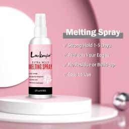LOCKMIO 60ML Fast Dry Melting Spray Lace Glue Adhesive Long Lasting Hold Wig Mesh Adhesive Cosplay Wig Installation Fixing Agent