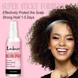 LOCKMIO 60ML Fast Dry Melting Spray Lace Glue Adhesive Long Lasting Hold Wig Mesh Adhesive Cosplay Wig Installation Fixing Agent