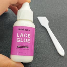 38ml Lace Wig Glue Waterproof Adhesive with Water-Based Formula Mild and Non-Irritating Quick-Drying Firmly Secures Wigs Lace
