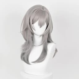 HSR Trailblazer Cosplay Wig Gray Gradient Hair Cosplay Anime Game Heat Resistant Synthetic Wigs