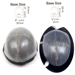 Ultra Thin Skin Hair Toupee for Men Real Human Hair Replacement System Full PU Mens Toupee Hairpieces for Male