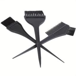 4Pcs/Set Black Hair Dyeing Accessories Kit Hair Coloring Dye Comb Stirring Brush Plastic Color Mixing Bowl DIY Hair Styling Tool