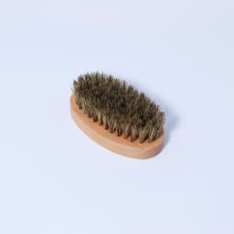 Wooden Beard Brush, Oval Wooden Base Beard Brush, Natural Mane Beauty Tool, Compact Travel Size, Special for Real Hair Wigs