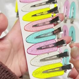 10-50pcs seamless fashion girl transparent hair clips makeup facial accessory clips styling hair clips Special for real hair wig