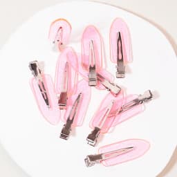 10-50pcs seamless fashion girl transparent hair clips makeup facial accessory clips styling hair clips Special for real hair wig