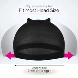 16pcs/8Pack Unisex Elastic Hair Net Set Comfortable Breathable Polyamide Nylon Hair Caps for All Hair Types And Lengths