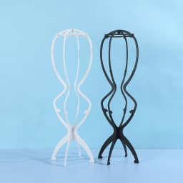 1PCS 20 Inch Tool Wig Stand Collapsible Wig Holder Durable Wig Display Travel Wig Stand For Styling Display Women Long Wig
