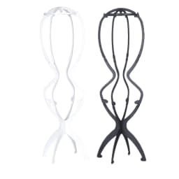 1PCS 20 Inch Tool Wig Stand Collapsible Wig Holder Durable Wig Display Travel Wig Stand For Styling Display Women Long Wig