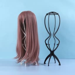 1PCS 20 Inch Tool Wig Stand Collapsible Wig Holder Durable Wig Display Travel Wig Stand For Styling Display Women Long Wig