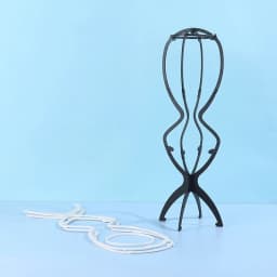 1PCS 20 Inch Tool Wig Stand Collapsible Wig Holder Durable Wig Display Travel Wig Stand For Styling Display Women Long Wig