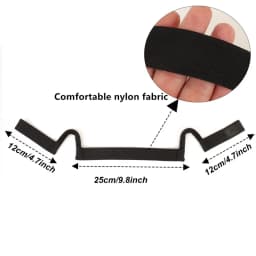 1pc Elastic Wig Band for Lace Front Wigs C Shaped Ear Curve No Slip Comfort Headband for Women