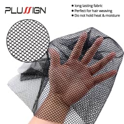 Plussign New Cut And Create Style Swiss Lace Net For Making Lace Wig Foundation Hairnet Accessories Weaving Tools Hair Net
