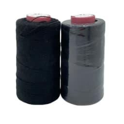 25 Pcs C Needle With Gift 1 Roll Black Cotton Thread Weave Thread Hair Weaving Thread