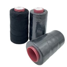 25 Pcs C Needle With Gift 1 Roll Black Cotton Thread Weave Thread Hair Weaving Thread