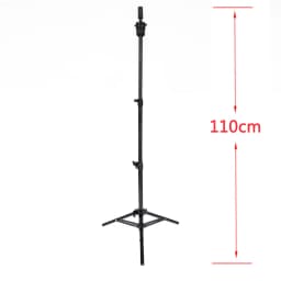 Wig Head Stand Height Adjustable Tripod Wig Stand, Mannequin Head Stand with Rotatable Metal Head for Hairdressing & Wig Tool