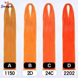 Snoya 120cm synthetic hair raw materials 100 colors used for wig styling/increase hair volume/extend hair length/homemade wig