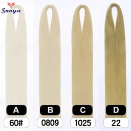 Snoya 120cm synthetic hair raw materials 100 colors used for wig styling/increase hair volume/extend hair length/homemade wig