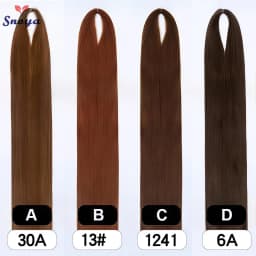 Snoya 120cm synthetic hair raw materials 100 colors used for wig styling/increase hair volume/extend hair length/homemade wig