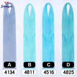 Snoya 120cm synthetic hair raw materials 100 colors used for wig styling/increase hair volume/extend hair length/homemade wig