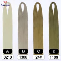 Snoya 120cm synthetic hair raw materials 100 colors used for wig styling/increase hair volume/extend hair length/homemade wig