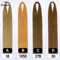 Snoya 120cm synthetic hair raw materials 100 colors used for wig styling/increase hair volume/extend hair length/homemade wig