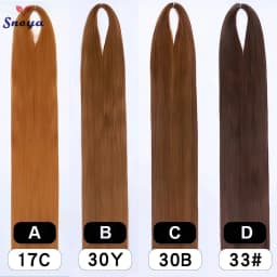 Snoya 120cm synthetic hair raw materials 100 colors used for wig styling/increase hair volume/extend hair length/homemade wig