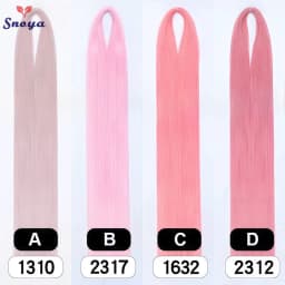 Snoya 120cm synthetic hair raw materials 100 colors used for wig styling/increase hair volume/extend hair length/homemade wig