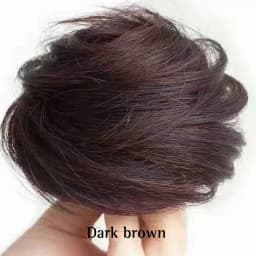Straight Hair Synthetic Rubber Band Black Brown Bun Women's Natural Hair Circle High Elastic Ponytail Hair Accessories