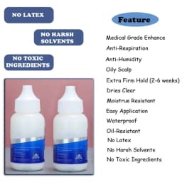 White Wig Glue For Lace Front Waterproof Front Lace Wig Glue Invisible Adhesives Katelon Hair Glue For Lace Wigs & Toupee 38Ml