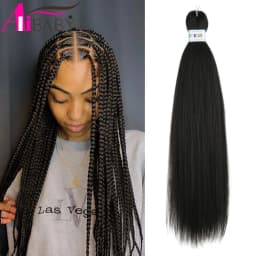 Ombre Kanekalon Braiding Hair Extensions Pre Stretched 26 Inch Synthetic Hair for Afro Jumbo Box Braids Natural Looking