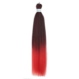Ombre Kanekalon Braiding Hair Extensions Pre Stretched 26 Inch Synthetic Hair for Afro Jumbo Box Braids Natural Looking