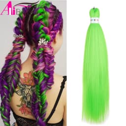 Ombre Kanekalon Braiding Hair Extensions Pre Stretched 26 Inch Synthetic Hair for Afro Jumbo Box Braids Natural Looking