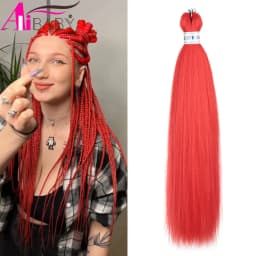 Ombre Kanekalon Braiding Hair Extensions Pre Stretched 26 Inch Synthetic Hair for Afro Jumbo Box Braids Natural Looking