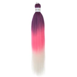 Ombre Kanekalon Braiding Hair Extensions Pre Stretched 26 Inch Synthetic Hair for Afro Jumbo Box Braids Natural Looking