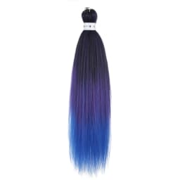 Ombre Kanekalon Braiding Hair Extensions Pre Stretched 26 Inch Synthetic Hair for Afro Jumbo Box Braids Natural Looking