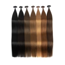 I-Tip Synthetic Hair Cold Tip Design Damage-Free Reusable Styling Hair Extensions 50g