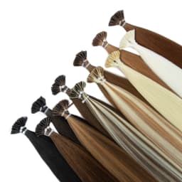I-Tip Synthetic Hair Cold Tip Design Damage-Free Reusable Styling Hair Extensions 50g