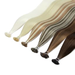 I-Tip Synthetic Hair Cold Tip Design Damage-Free Reusable Styling Hair Extensions 50g