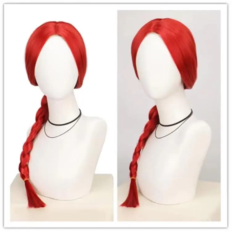 Halloween Synthetic Wigs Movie Toys Women Jessie cosplay wig cowgirl red hair Role play Jessie braid wig
