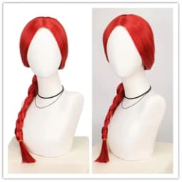 Halloween Synthetic Wigs Movie Toys Women Jessie cosplay wig cowgirl red hair Role play Jessie braid wig